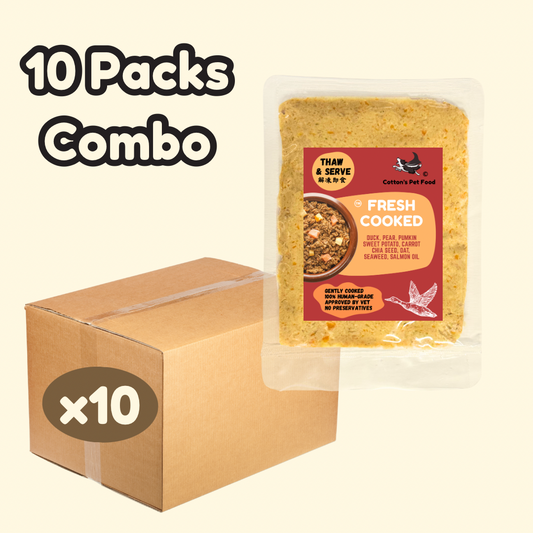 (10 Packs Combo) 去皮鴨胸雪梨100g