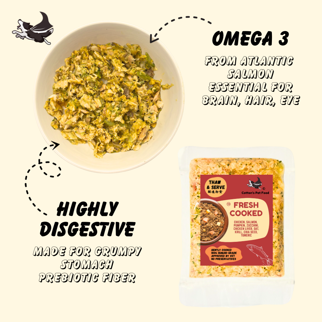 Omega-3 雞肉三文魚